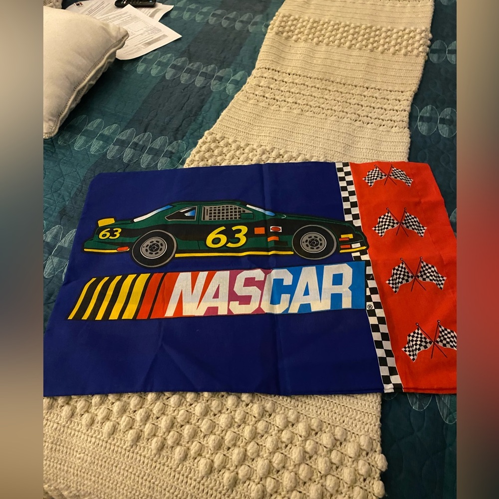 Vintage Nascar pillowcase